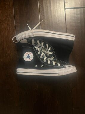 Converse Black and White High Top Sneakers